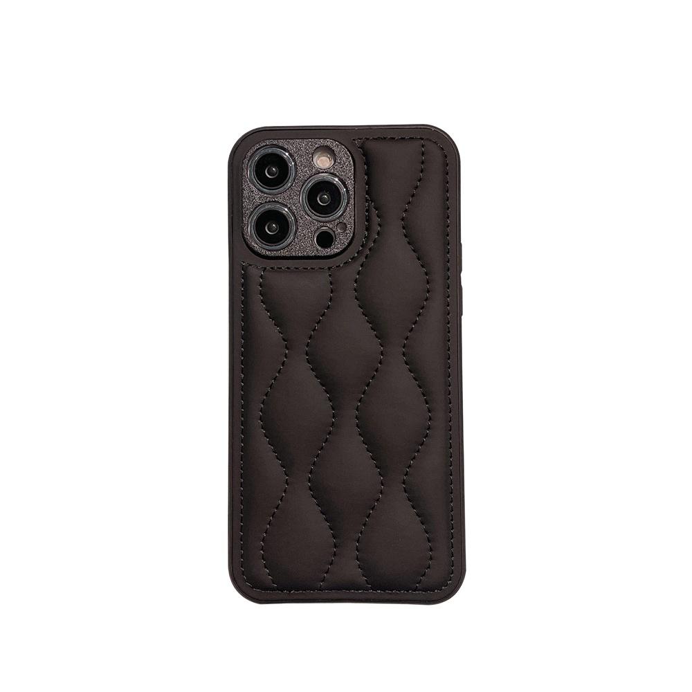 Candy Color Wave Grain Silky Leather Skin Phone Case pro Iphone 14 13 12 11 Pro Max Xr X Xs Shockproof Back Cover