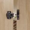 NAIERDI 2PCS Magnetschrank Fänge Türstopper Dämpfer Puffer mit Schrauben Möbelbeschläge