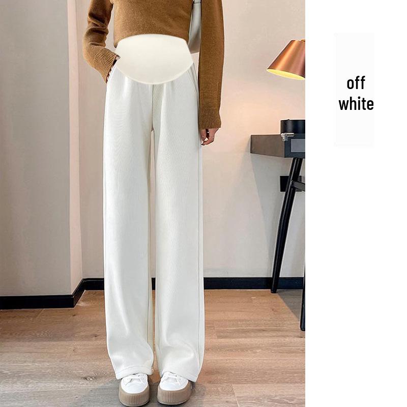 Maternity Chenille Corduroy Wide-Leg Velvet Pants - Autumn/Winter 2025 Collection 3XL