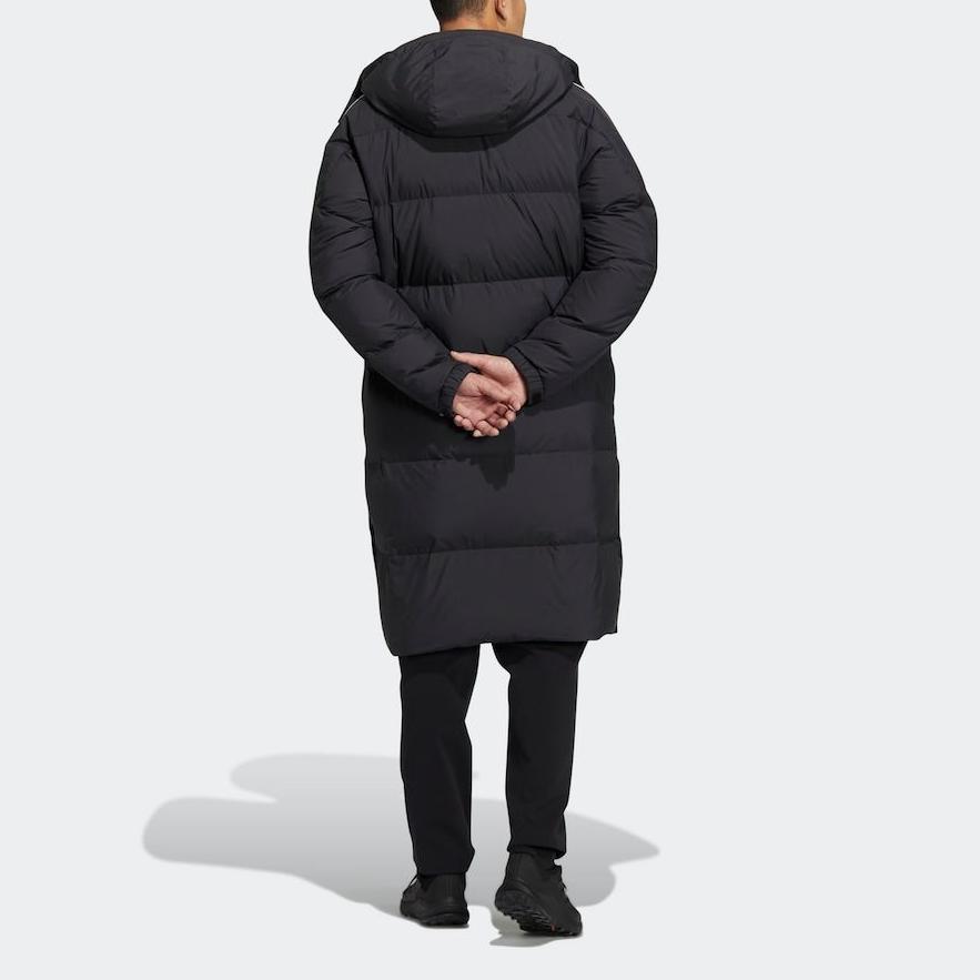 Adidas 3 Stripes 2022 Winter Down Jacket Unisex Black HN2099-