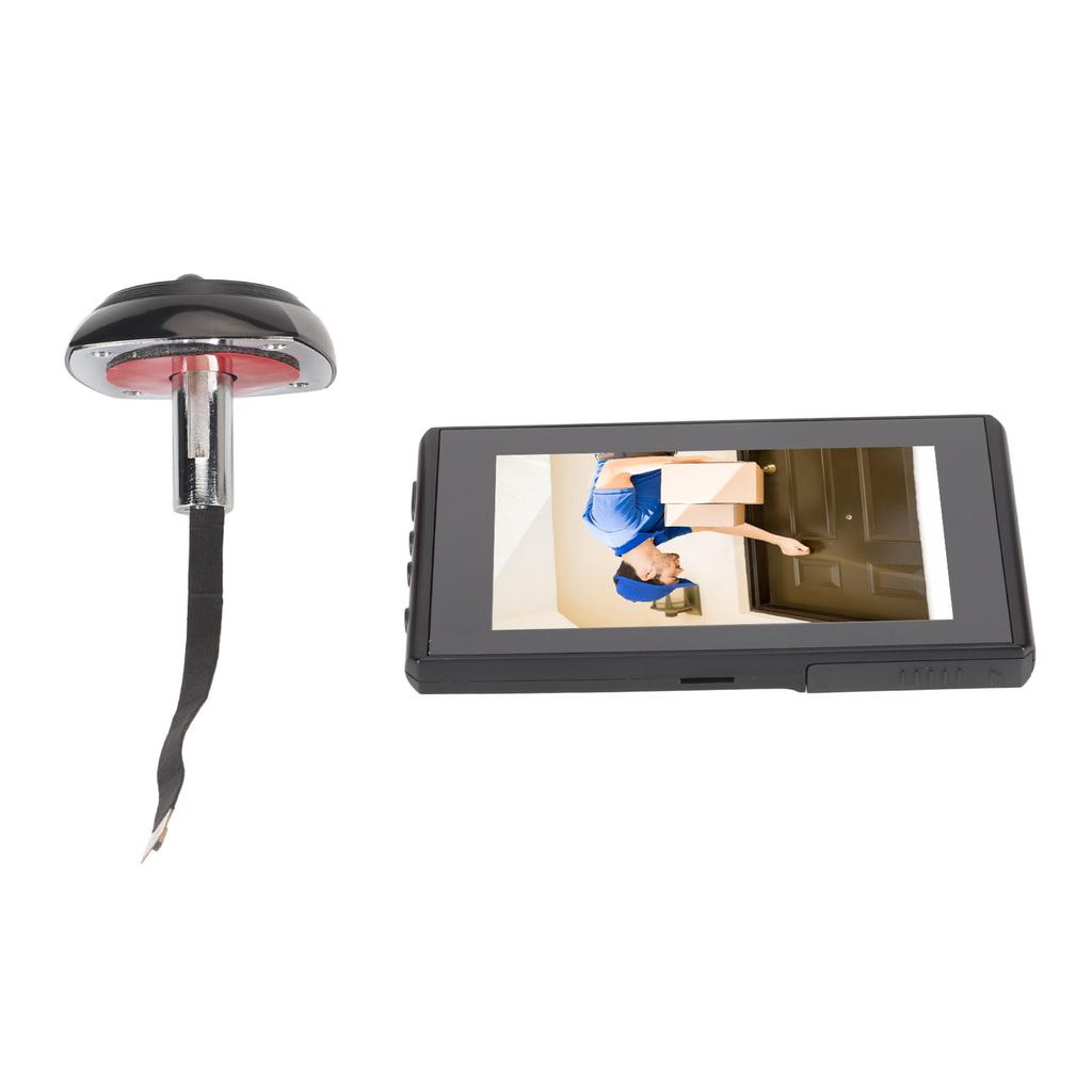 4.5in Peephole Camera 1080P Night Vision Motion Detection 160 Degrees Wide Angle Video Doorbell
