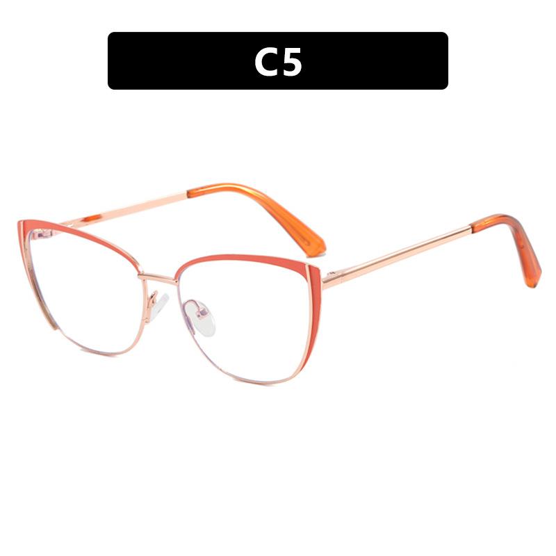 Retro Metal Cat Eye Glasses New Fashion Clear Lenses Prescription Short Sight Eyewear 0 -0.5 -1 -1.25 -1.5 -1.75 -2.0 To -6