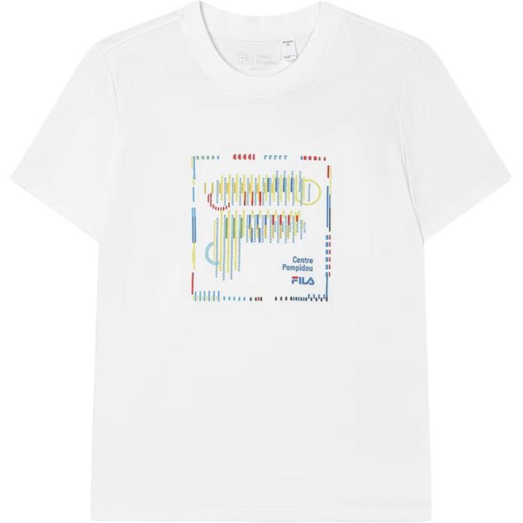 

Fila Винтажная футболка с круглым вырезом, надписью и короткими рукавами, женская, ярко-белая F11W438115FWT M