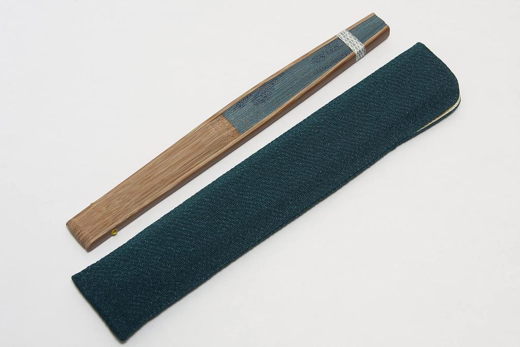 Folding Handcrafted by Kyoto with Fan In Paper Box [Hasegawa] Men's Fan, Artisans, Case, (Tortoiseshell Pattern)