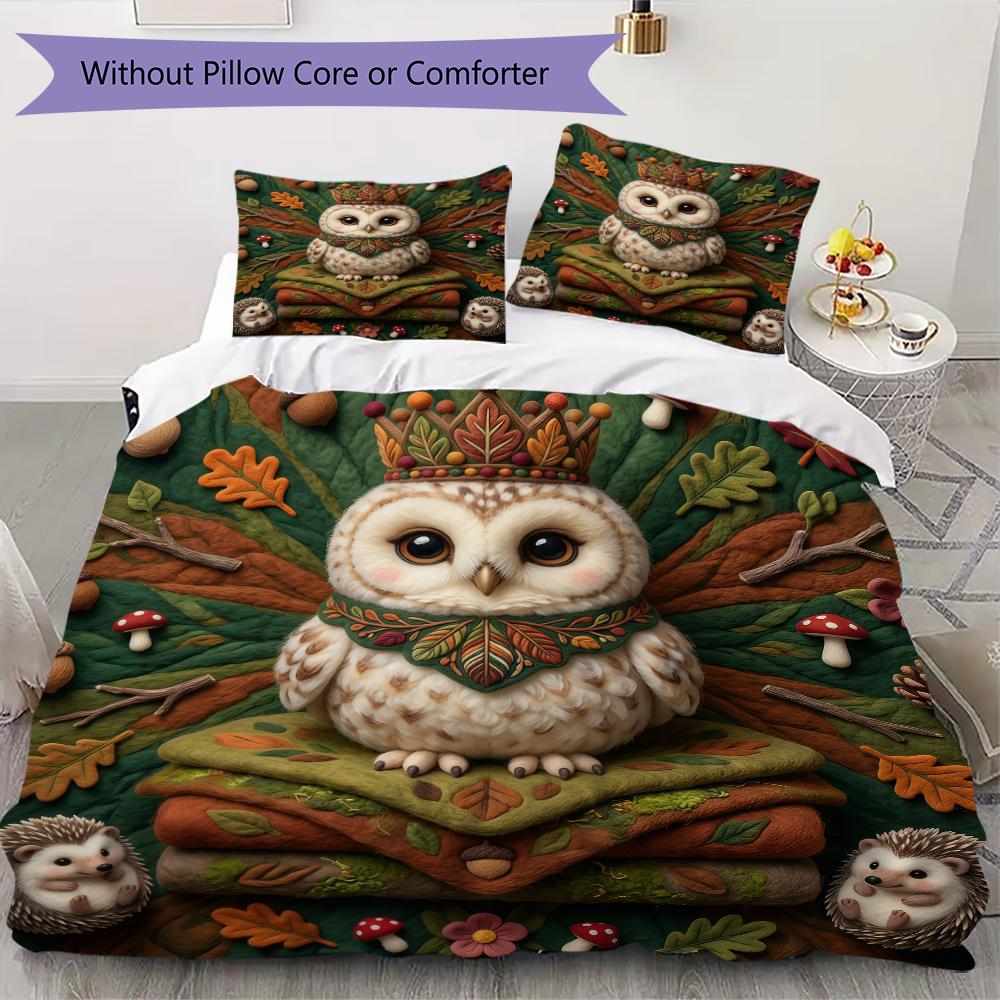 

Cute animals Pattern Bedding uilt Set uilt Cover Pillowcase Home Decoration Birthday Gift (1 * duvet cover + 26 * pillowcase without core) 135x200cm