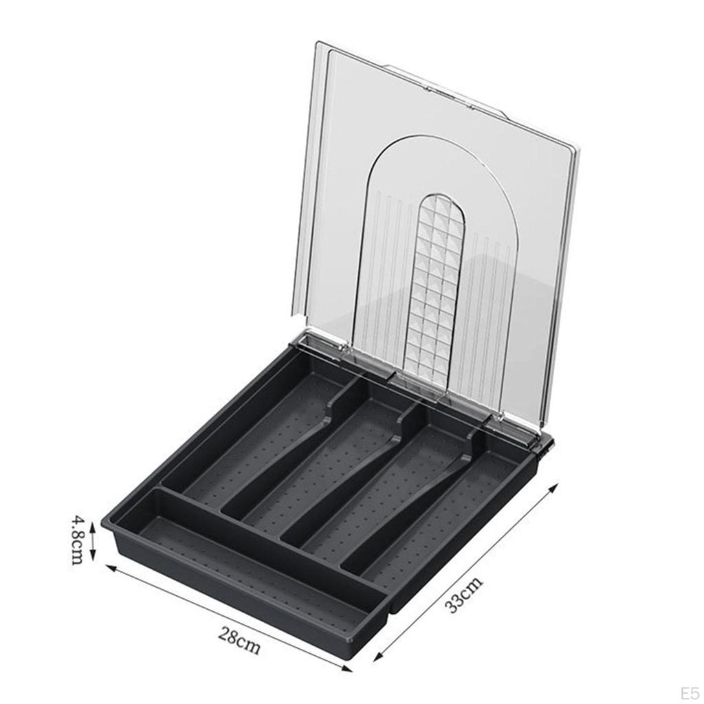 5 Slot Utensil Holder for Kitchen Cutlery Storage