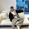 Men's Hooded Thick Zipper Cardigan Jacket - Warm, Loose Fit for Autumn/Winter 2025