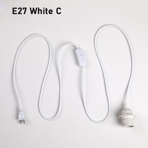 LED Lampenfassung Lampensockel mit Kabel Schalter Stecker DIY Hängekabel Zubehör Einfache Kleine Pendelleuchte E27 Schraublampenfassung