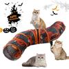 Halloween Cats Tunnel for Festival Pet Hideaways Play Tunnel Hideouts S-Shape Play Tube Playtent Cats Entertainment Toy