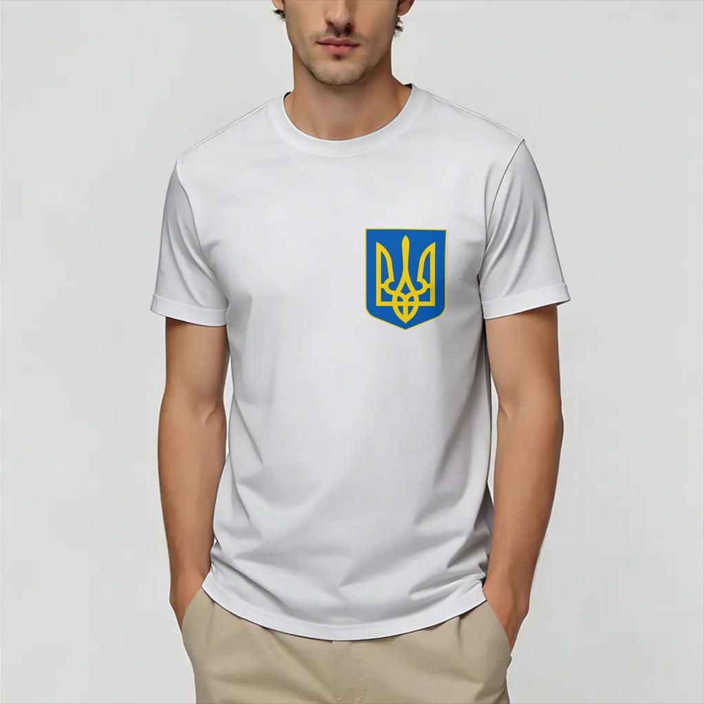 Ukraine Ukrainian Flag T Shirt Beach Trending T Shirts Couple Pure Cotton ONeck Plus Size 5XL Tees ShortSleeved Vintage Tops