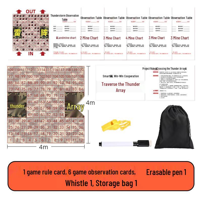 WEZHO Minefield Challenge Team Building Game