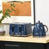Kettle and Toaster Set, 1.7L 3000W Fast Boil Jug Kettle with Auto Shut Off, 4 Slice Toaster with 7 Level Browning Controls & Crumb Tray