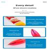 1Pc Liquid Motion Bubble Pen-Retractable Ballpoint,6 Colors, Anxiety Relief Stress-Free Writing, Cool Relax Pen For Study/Office