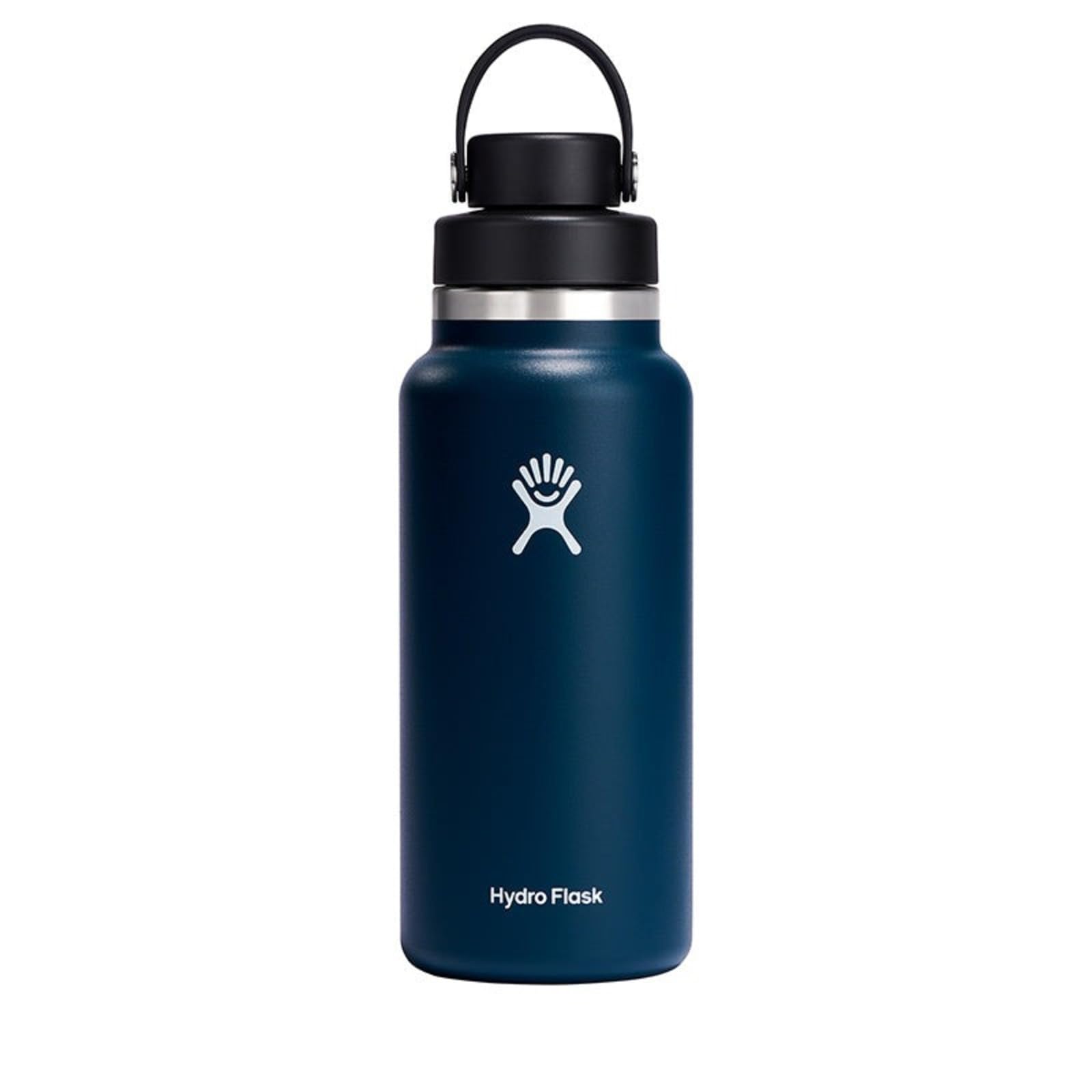 

Wide Mouth Flex Chug Cap Stainless Steel Water Bottle, 32oz (946ml), Indigo, Insulated (Official Japanese Product)