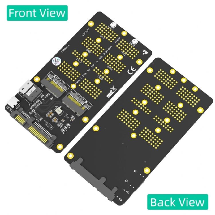 NVME M.2 to SATA3 and SFF8654 Adapter for Quick Data Transfer and Storage Solution