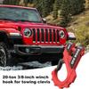 3/8" Winch Hook, 3/8" Chain Hook | Car Tow Hook High Strength Trailer Chain
