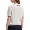 Fila Heritage Elegant Lifestyle Pullover Short Sleeve Polo Shirt Women Tops F11W638417F-WT