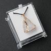 Women Necklace Natural Stone Irregular Pendant Charms For Elegant Women Love Romantic Gift Chains 45+5 Cm