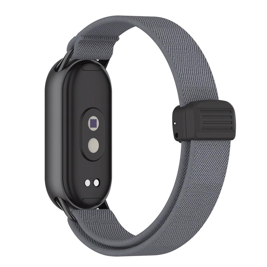 Elastic Nylon Band For Xiaomi Band 10/9/8 Magnetic Braided Sport Band For Miband 10 9 8 NFC Smartwatch Replacement Bracelet