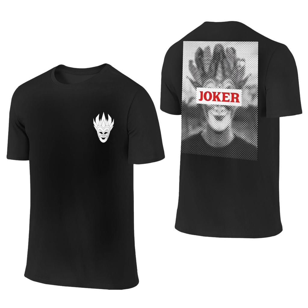 Novidade Boris Brejcha Fckng Serious Camisetas Masculinas Femininas Gola Redonda 100% Algodão Camiseta DJ Music Tour Tee Frente e Verso Roupa Plus Size