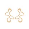 Minimalist Metal Irregular Hollow Pendant Earrings For Women Punk Gold Color Geometric Statement Earring Charm Ear Jewelry
