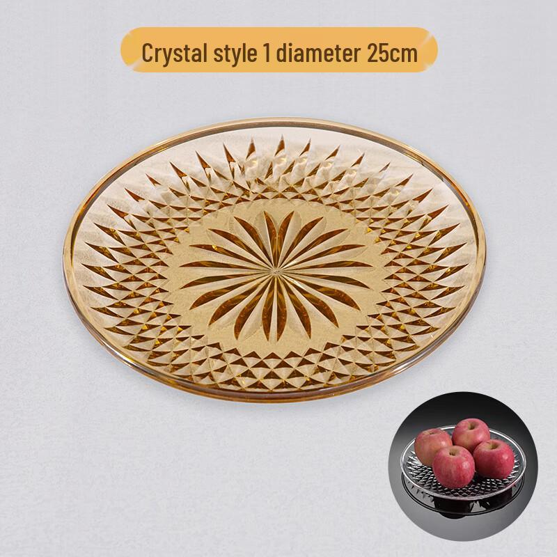 Zhaoran Commercial Acrylic Round Fruit Plate