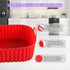 Reusable Air Fryer Liners Square Air Fryer Basket Kitchen Cookware Non-stick Baking Tray for Cooking Roasting Grilling Pizza