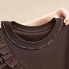 Sybayshe Women's Round Neck Slim Fit T-Shirt