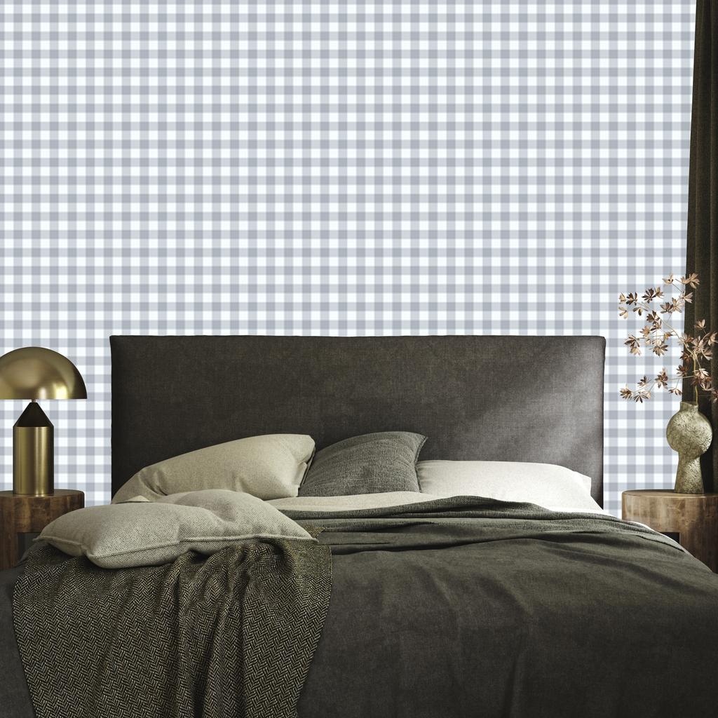 Wallpaper Fabric pattern light gray, center light gray 50x1000