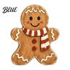 Christmas Fireplace Mantle Decor Wooden Gingerbread Man Decor, Rustic Gingerbread, Candy Cane House Figurines, Xmas Cute Lady Figurines Tabletop