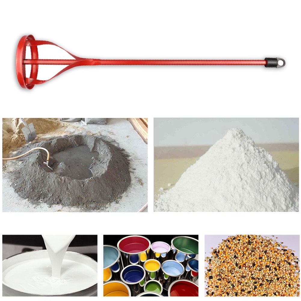 Hexagon Shaft Plaster Paint Mixer Attachment Electric Drill Mixing Paddle Muilt-use Putty Cement Grouting Mortar Stirring Rod