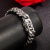 New Trendy 12 MM Bracelet Curb Cuban Chain Bracelet Classic Width Chain 925 Sterling Silver Bracelet for Men Women Jewelry Gift