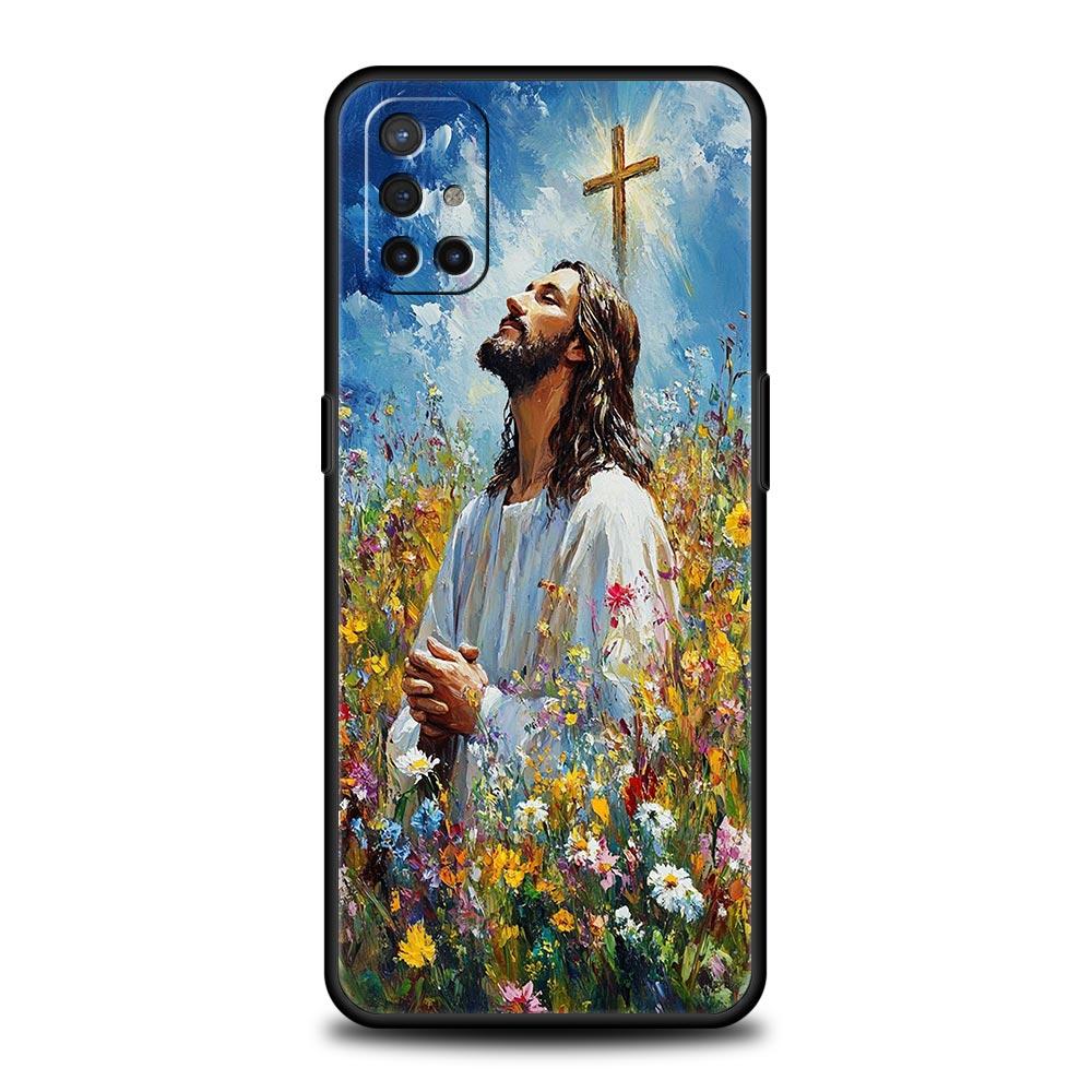 Verse of The Christian Bible Jesus Case For OnePlus 13 12 11 10 9 8 7T Pro 13R 12R 10R 9RT 8T Nord N200 N30 2T CE 2 3 5G Cover