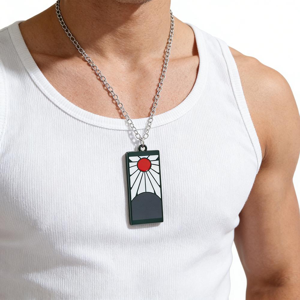 

Kimetsu No Yaiba Anime Demon Slayer Pendant Necklace New Peripheral for Fans