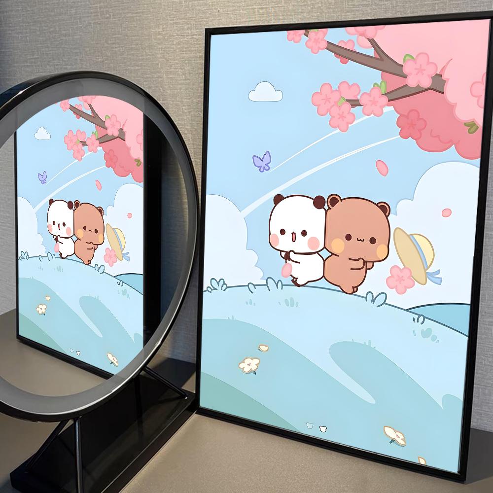 

BuBu DuDu мультфильм винтажные постеры липкая ретро крафт-бумага наклейка DIY комната бар кафе кавайный декор комнаты 21cm×30cm NoFrame