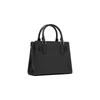 MICHAEL KORS Hamilton Series Silver Decoration Leather Lock Bag Handbag Small Women's Black