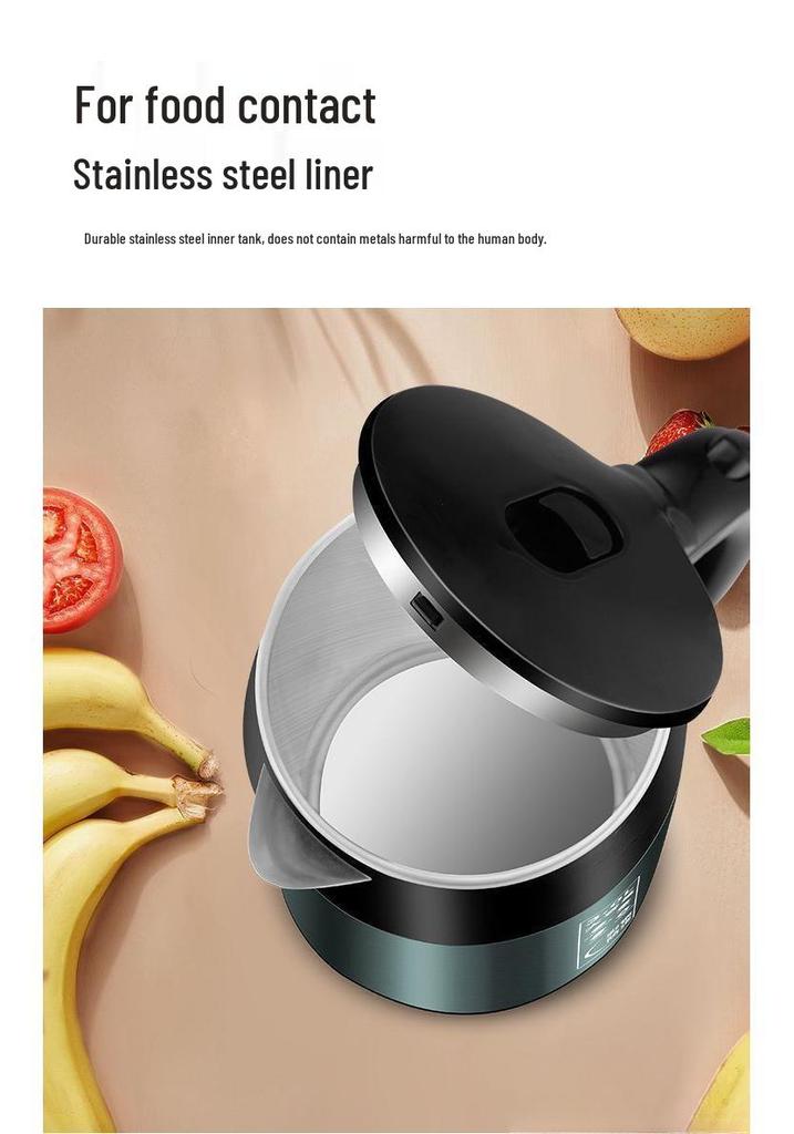 Smart Electric Kettle, Double Layer Anti-Scald, Durable Insulation, Rapid Boil, Fast Heating
