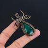 Emerald Pendant,  999 Copper Wire Wrapped Pendant Gemstone Jewelry, Handmade Pendant Amazing Jewelry, Gift For Her
