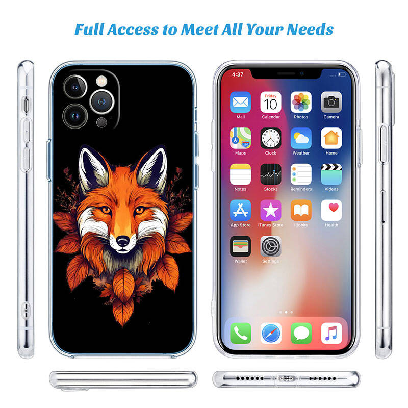 RT8 fox funny cute Case for Motorola E7 G6 G7 G8 G9 Plus Power Play G10 G20 G04 E30 E40 E22 E20 E13 E15 G22 G23 G05 G75 G35 G55
