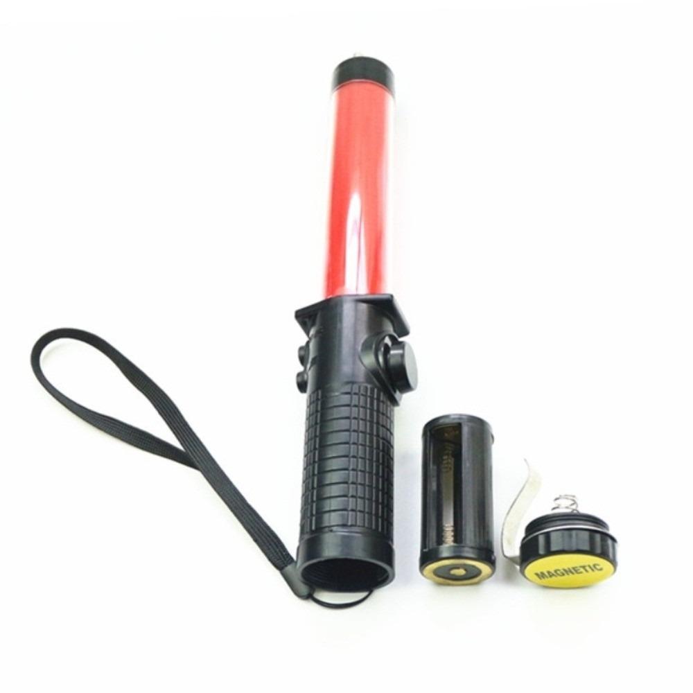Flash Mode Traffic Baton Bright Light Flash Light High Visible Warning Stick  Night Patrol