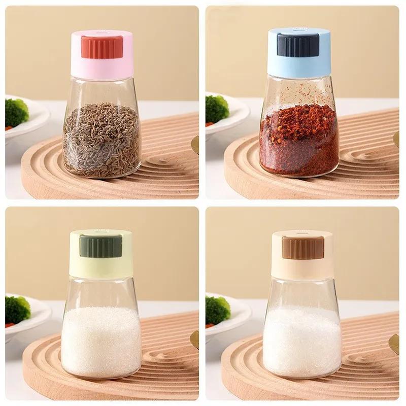 

Количественная банка для соли Бутылка для приправ Банка для бытовой кухни Банка для соления Количество Контрольная коробка для приправ Артефакт Набор банок для приправ Бутылка для контроля соли Send randomly