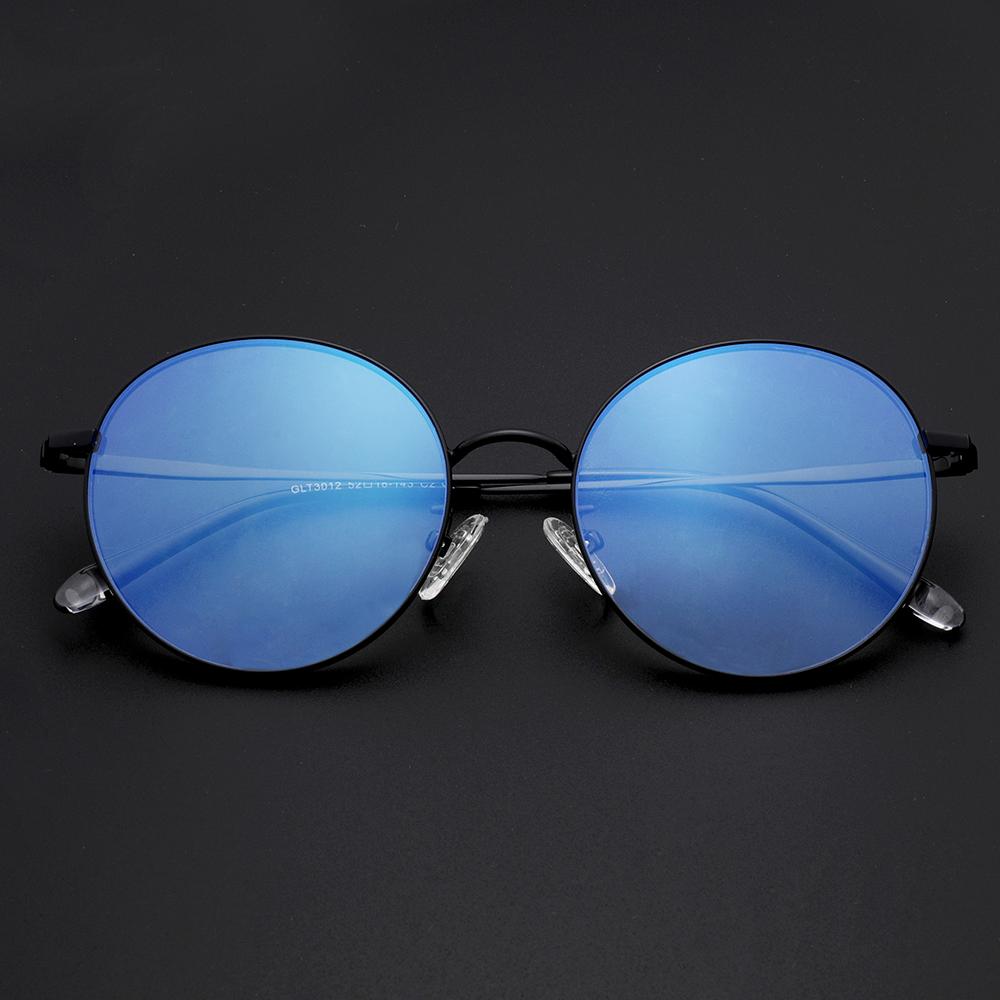 Round Blue Light Glasses Men Trendy Vintage Titanium Frame Women's Eyepieces Decorative Glasses Man Style Accessories for Women