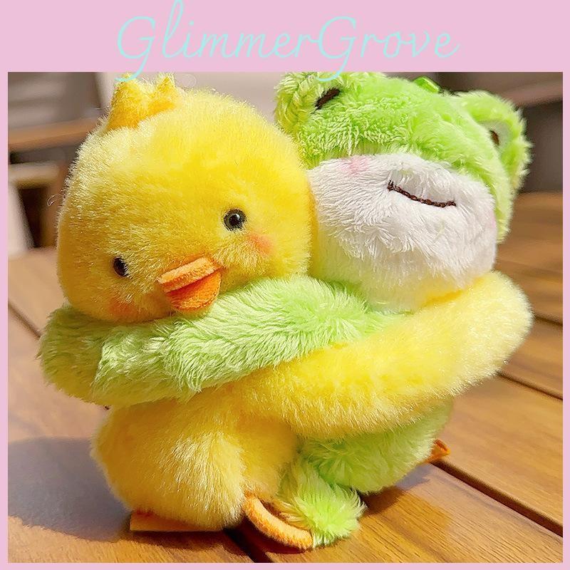 Originality Monke Penguin Dog Sheep Cartoon Animal Hug Plush Keychain For Friend