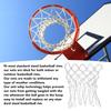 Basketball Net Replacement All Weather Anti Whip Fits Standard Indoor Outdoor Rims Professional Basketball Nets Polyester White