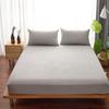 100% bavlněné prostěradlo Nepromokavé prostěradlo s elastickým pásem pro potah matrace na dvojlůžko(Bez povlaku na polštář)