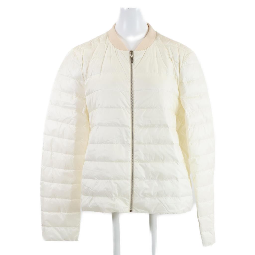 Moncler GAMME ROUGE [Good Condition] ONTARIO GIUBBOTTO Light Down Jacket X Tweed Collarless Coat 4 Black seriesUsed