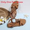 Summer Beach Sandals For Women With Cross Straps Style And Rubber Sole For Casual Wear