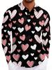 Modern Long Sleeve Polo Shirt, Stylish Striped Design for Casual Wear