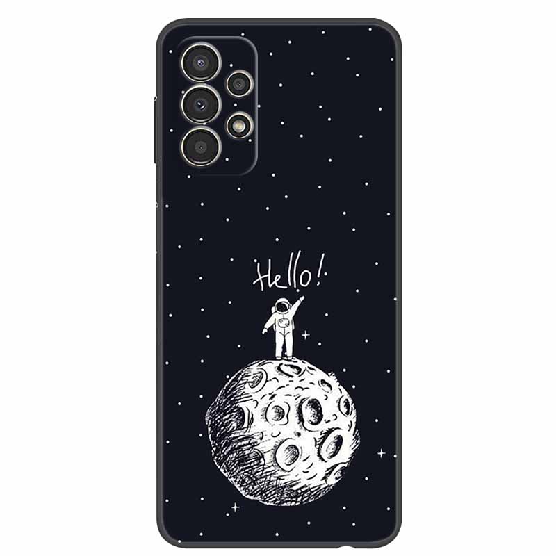 

For Samsung A13 4G Case A135F Black Bumper Soft TPU Silicone Cover for Samsung Galaxy A13 4G 2022 Phone Cases A 13 2022 Cute A13 4G (A135F)