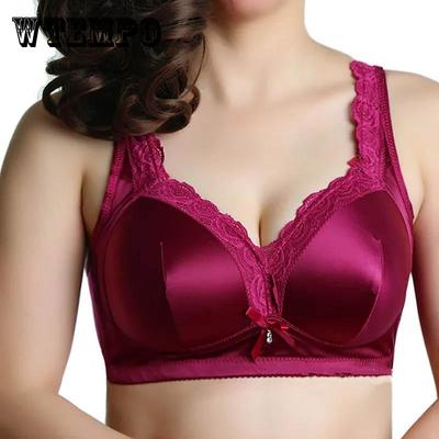 Large Size Bra Gathers Thin Sexy Lace To Receive Auxiliary Breasts, Shape, Breathable, Adjustable Cotton, Soft and Comfortable Skin-friendly Bra
